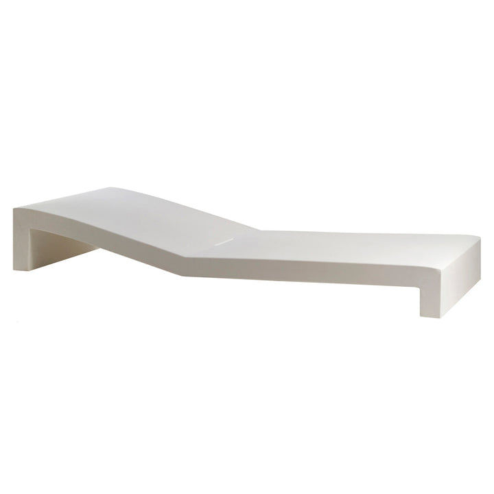 Vondom | Luxury In-Pool and Patio Furniture |  JUT SUN CHAISE, WHITE, 44404-WHITE