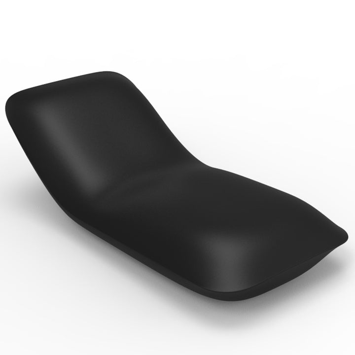 Vondom | Luxury In-Pool and Patio Furniture |  PILLOW SUN LOUNGER, BLACK, 55013-BLACK