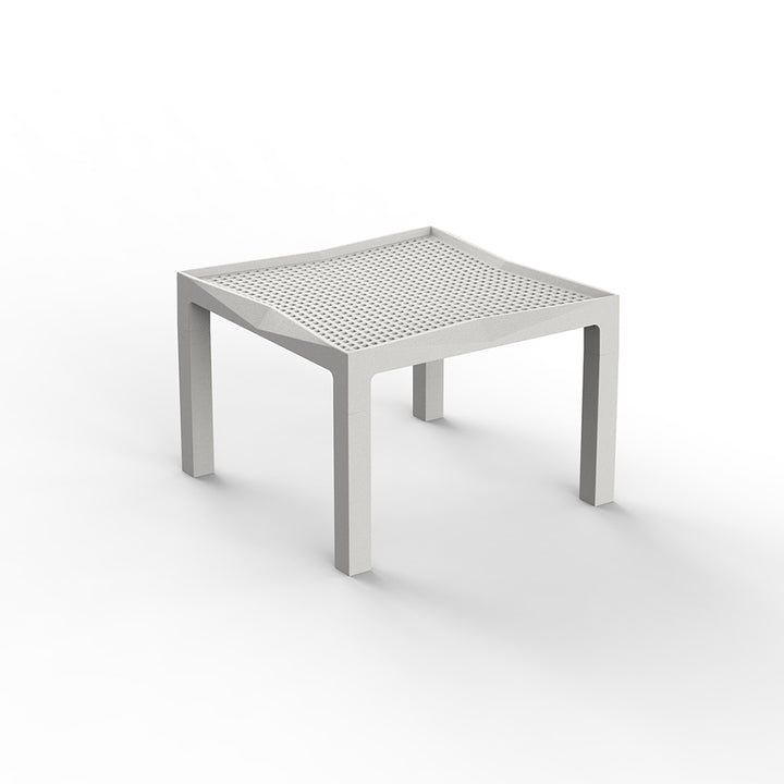 Vondom | Luxury In-Pool and Patio Furniture |  VOXEL SIDE TABLE, ECRU , 51038-ECRU 