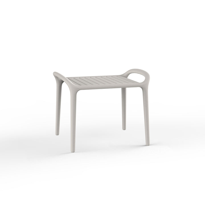 Vondom | Luxury In-Pool and Patio Furniture |  IBIZA SIDE TABLE, ECRU, 65046-ECRU 